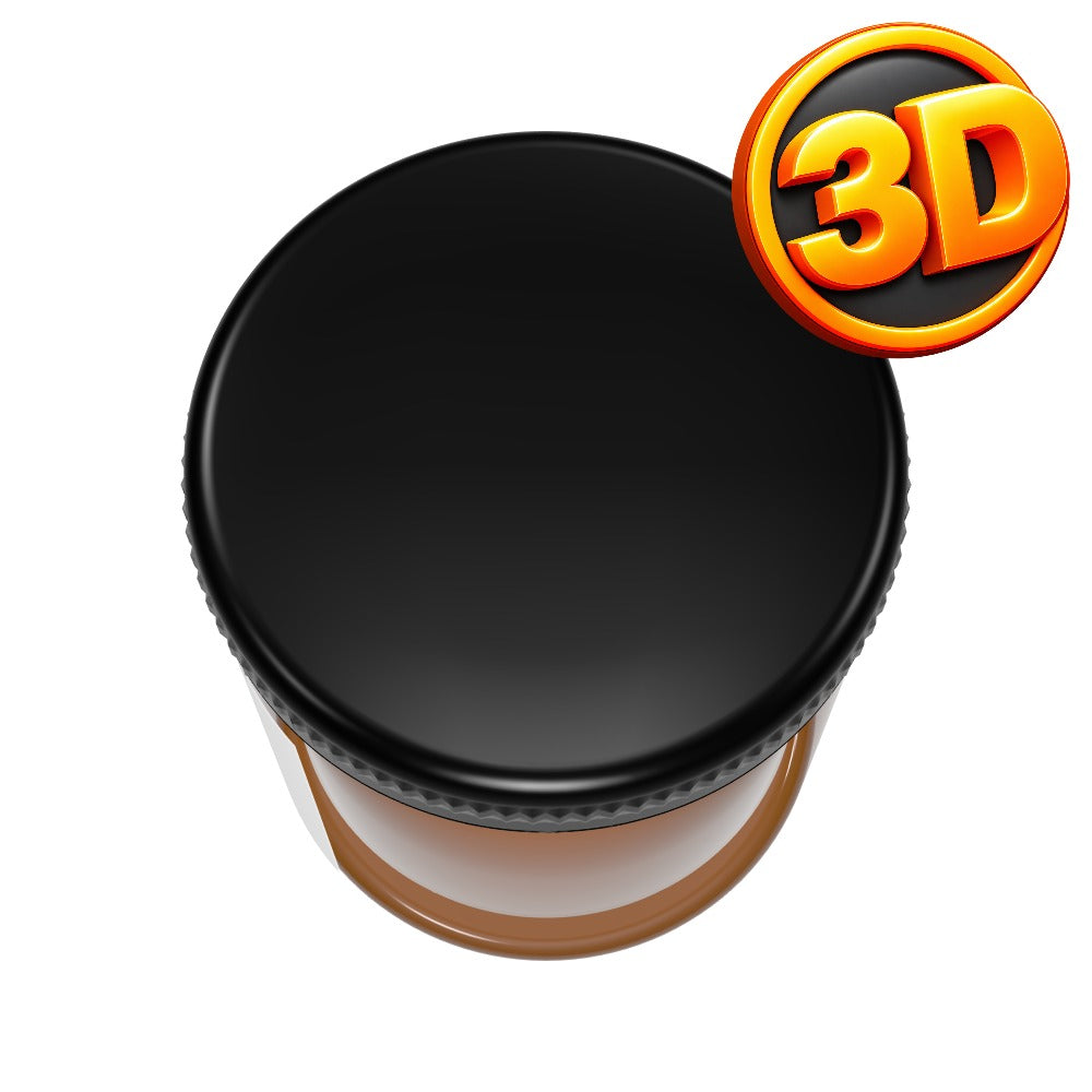 3D Amber Candle 4oz