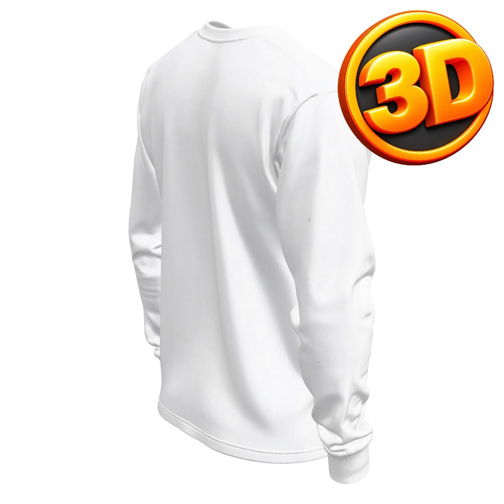 3D long sleeve tshirt