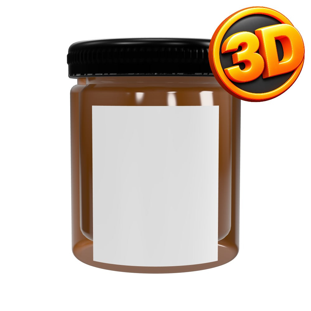 3D Amber Candle 4oz
