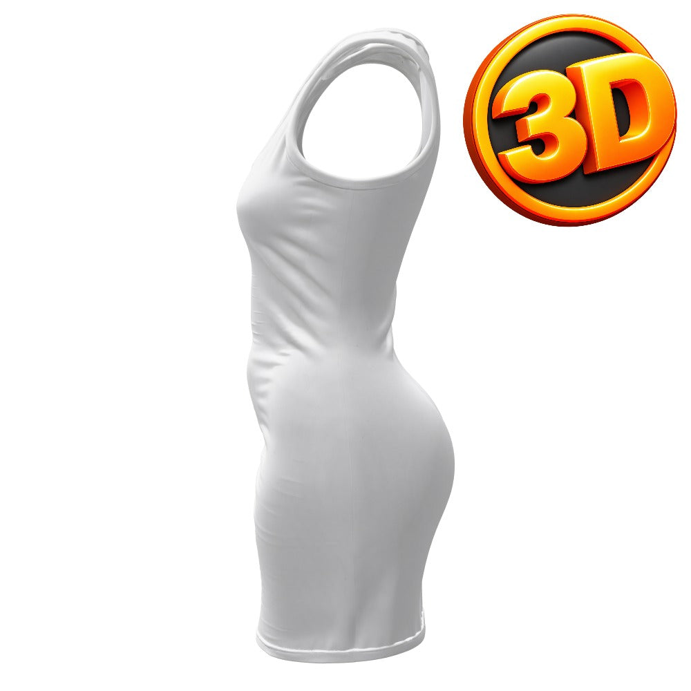 3D Women Dress Tank